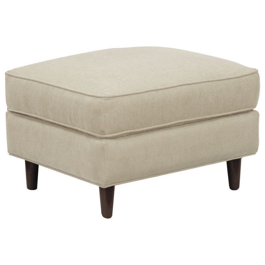 Bassett New American Living Contemporary Ottoman Bassett of Cool
